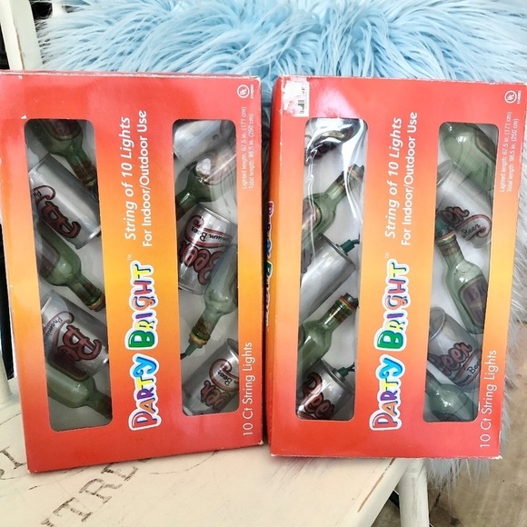 Beer Can, String Lights, Indoor & Outdoor, 2 Boxes, Good Condition - Picture 3 of 16